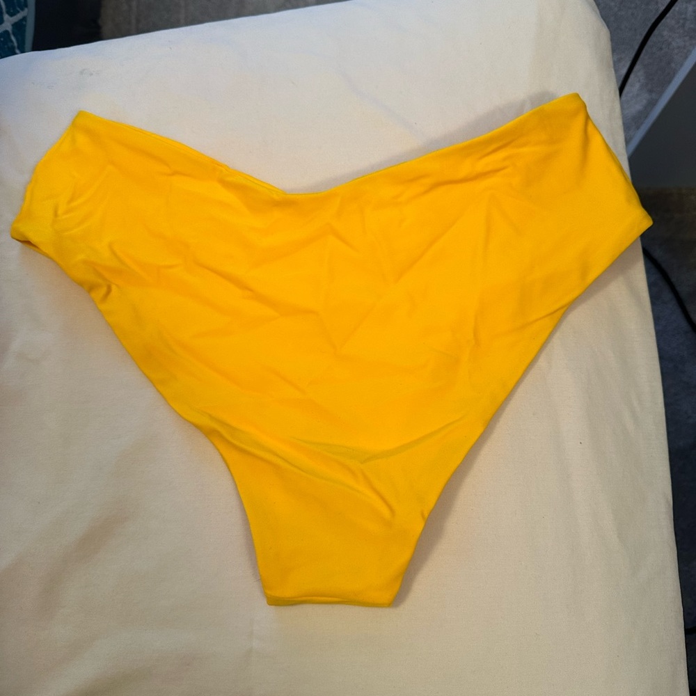 New yellow Zaful bikini bottom. Yellow, size 8. - Picture 2 of 4